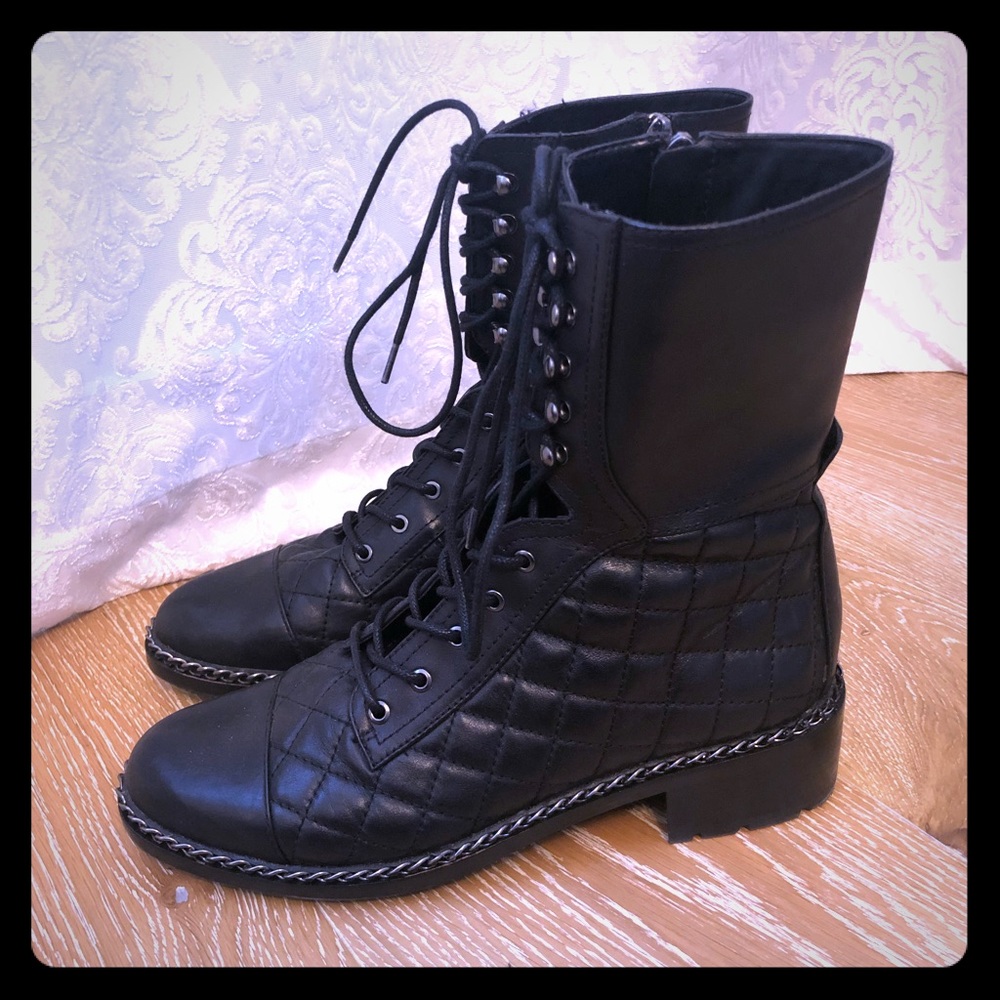 Vince Camuto Combat Boots